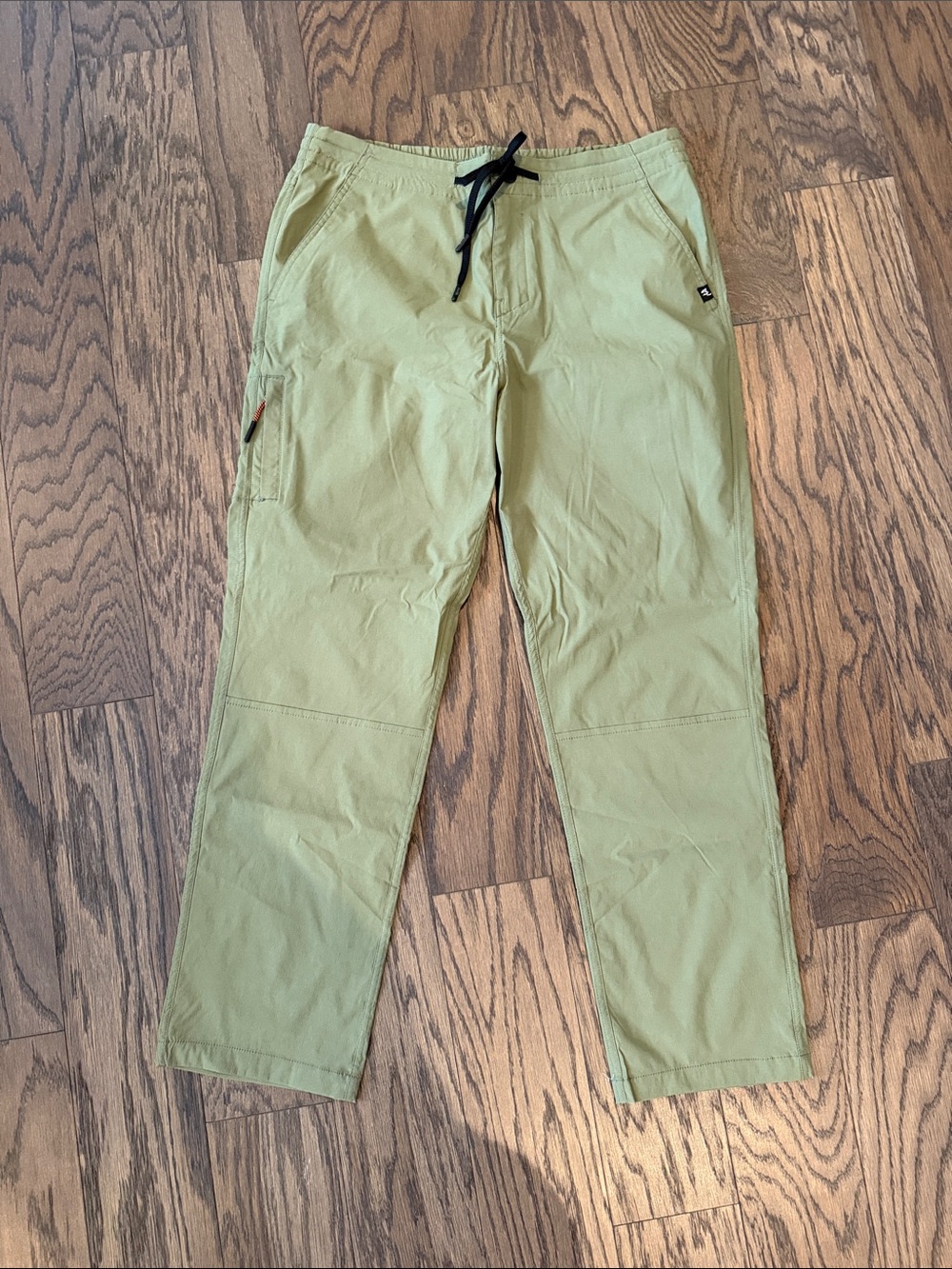 Men's Olive Green Casual Drawstring Pants